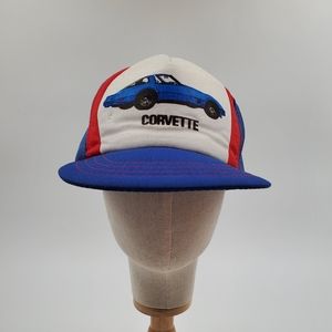 Corvette Vintage Trucker Mesh Snap Back Hat